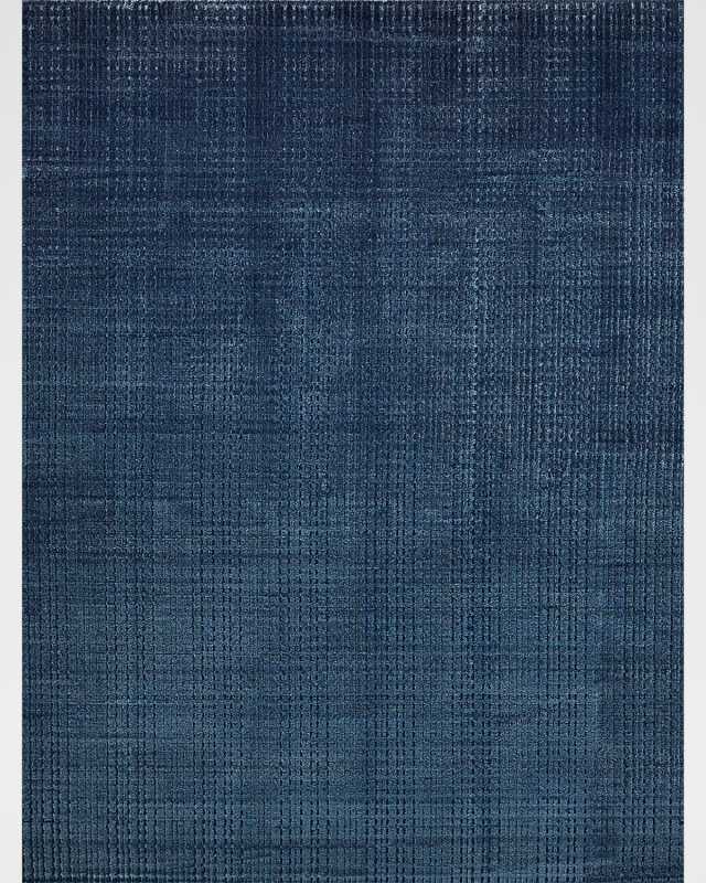 Cabrini Hand-Loomed Navy Rug, 10' x 14'